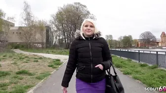 GERMAN SCOUT - SMALL BIMBOS MINI HOTCORE PICKUP AND PLOWED AT STREET