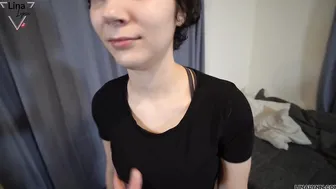 LinaLynn ripped open Yoga professor makes me drink His Cum