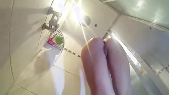 Voyeur Camera inside the Shower Room. Young Nude women into the Shower Room. Gets Naked Nude.