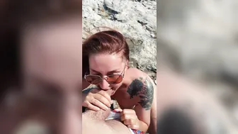 Beach Sex and Amateur Bj with Cummed my Booty KleoModel