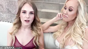 Legendary milf Brandi Love Teaches 18 Year Old Gf - LesbianX