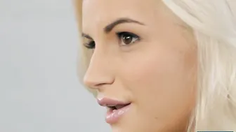 Blonde with gigantic jugs cougar Playboy models Jessi Marie and Amy Lee