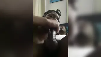 Slobbing on his Knob