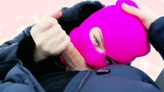 Outside Penis Fellatio with Creampie