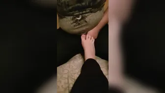 Big Cum Shot on Toes