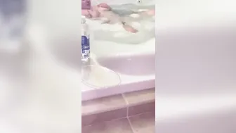 CAUGHT HER MASTURBATING INSIDE THE JACUZZI AND GAVE HER MY DICK INSTEAD