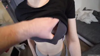 LinaLynn ripped open Yoga professor makes me drink His Cum