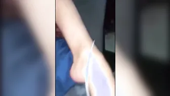 Wifey has multiple orgasms while cuckold hubby records