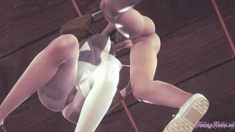 Attack on titans Anime 3D - Annie Head Boobjob and Banged inside