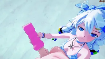 Kiana Kaslana gets pov plowed at the Beach - Honkai Impact 3rd