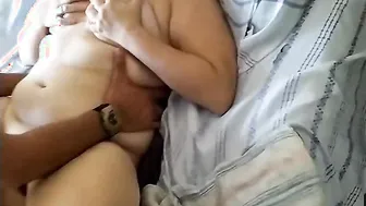 Hubby catches ex-wife with his friend inside bed the cuckold
