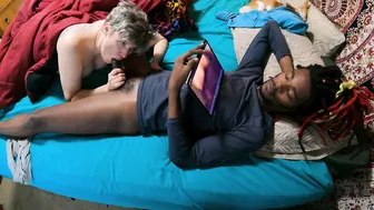 I Blown his Penis while he Edits our Porn 4k Pornception