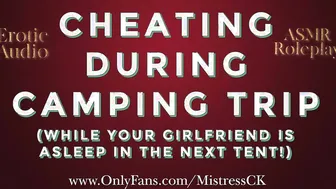 Camping porn video – Cheating during Camping Trip Sneak Fucked inside the Woods trying to be Quiet ( Naughty ASMR Tease)