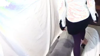 FRENCH TOES GRIND  TRAMPLING (BAREFOOT) 02 (WATCH FROM TOP)