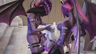 threesome Succubus Futas and Foxy Women