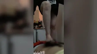 【完全主観】無言で足コキをやり続けるける彼女が生生しい
