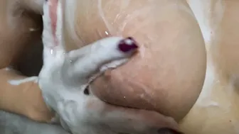 Taking A Shower my Boobies