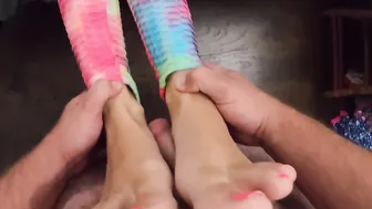 Layla Likes when I Banged her Face her Voluptuous Foot then came on her Fat Booty