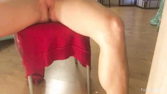 Caught Masturbating under a Table