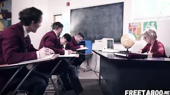 Mom Professor Dee Williams Gotten Ruined By 4 Unruly Students Inside Hard