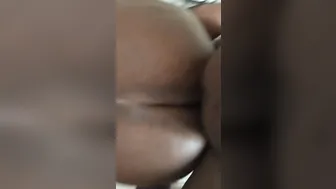 Creamy Kenyan Twat Bend over