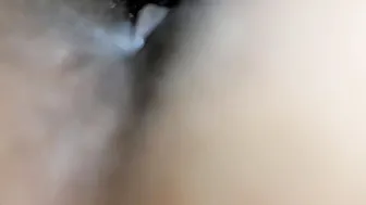 big black cock Cum on Butt Twat was very Creamy