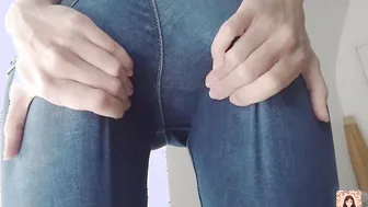 TIGHT JEANS TRY ON HAUL CRAZY HOT 19 YEAR OLD BOMBSHELL