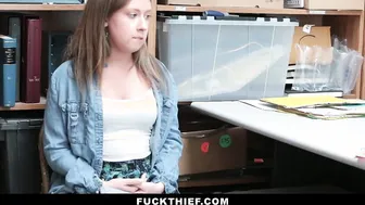 ShopLyfer - Busty Petite Girl Gets Fucked by Cop in Public Restroom