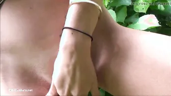 Hot Blonde Debbies Outside Masturbation