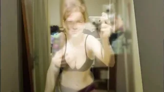 Ginger 18 yo taking selfies