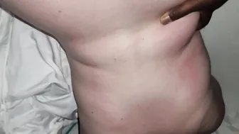 Homeless White Woman with Unshaved Snatch Cream all over my bbcs