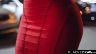 BLACKEDRAW Curvy Dark Hair Violet takes on the hugest big black cock
