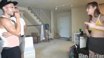 College Moving Inside day double penetration