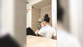 Instagram hardcore amateur ffm 3some into the toilet at