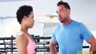 Amethyst Banks Inside Boxing Training Led To hot Sex