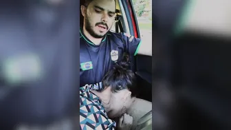 I Gave my Uber Driver a Bombshell Head and Ate his Cum