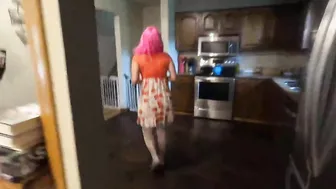 Stepbrother fucks sister before dinner and ejaculates on her vagina