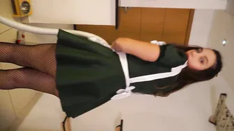 The Maid came to Clean the House and Asked to be Pounded Surprising ending