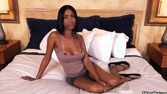 Sacha very Goddess ebony MILF getting a jizzed twat HD