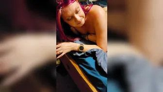 Drinking his Cum after he Fucks my Booty