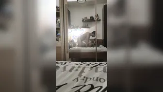 She Scene the Mirror while I Banged her from behind