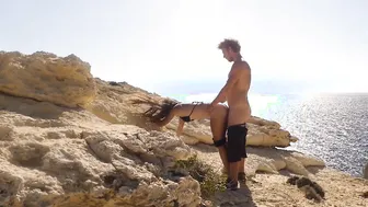 Young Captain Getting Seduced by Mesmerizing Syren and Fucks her Rough on the Shore of a Greek Island