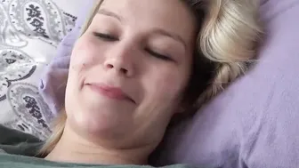 Big Titted Cutie edges and drains dick