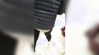 Step Cougar into African Pants Screwed by Stalker Step Son on Outside Road