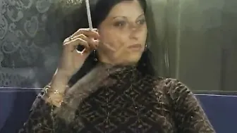 Haired porn video – Dark haired chick smoking