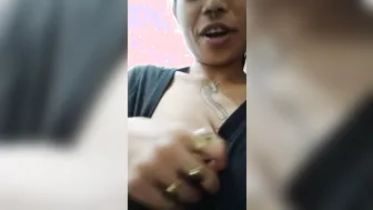 Adorable oriental Teenie Having Fun with her Titted and Cunt and Squirting on the Camera