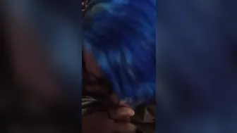 pov Nerdy Punk cunt with mouth Chokes for her Master