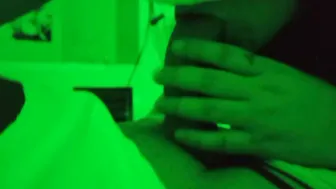 The owner of the nightclub blown my penis into a homemade room