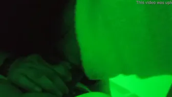 The owner of the nightclub blown my penis into a homemade room