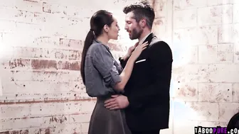 Pervy boss fucks his sexy Goddess secretary Bella Rolland